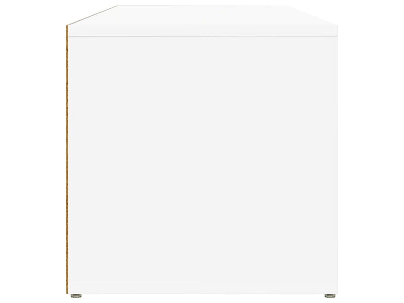  Banc à chaussures, meuble à chaussures blanc 102x35x35 cm aggloméré  - Conforama E