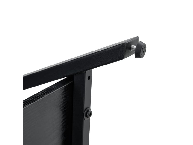  Table basse 110x57x44,5 cm style industriel moderne avec rangement mdf métal noir  - Conforama D