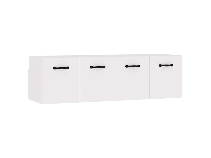  Armoires murales 2 pcs salon blanc 80x35x36,5cm bois d'ingénierie shl6145  - Conforama A