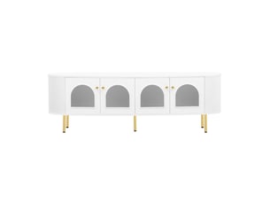 Meuble tv coloris blanc 170 cm   