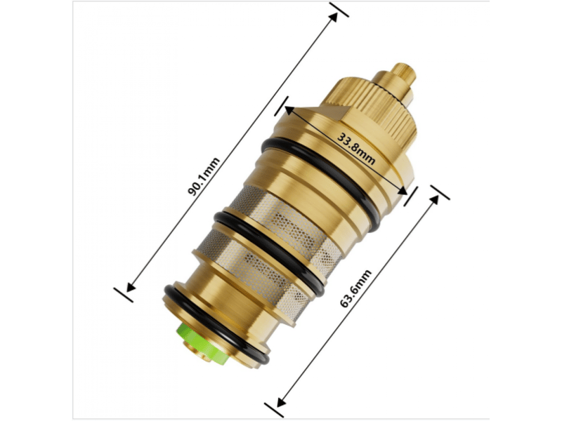  Noyau de vanne thermostatique pour colonne de douche, noyau de vanne thermostatique de rechange, kit de réparation  - Conforama B