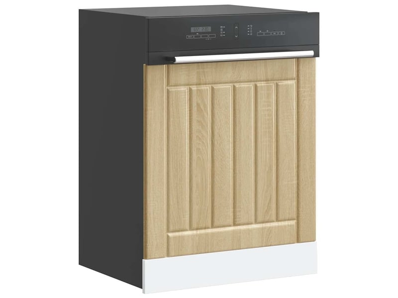  Panneau de lave-vaisselle chêne sonoma bois d'ingénierie shl5818  - Conforama B