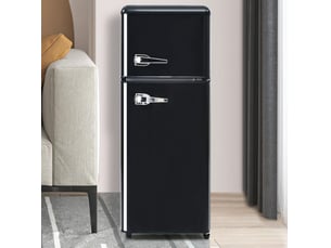 Refrigerateur 2 portes (congél en haut) froid Statique <strong>DESVIAE</strong>  -  largeur 41 cm x hauteur 105.5 cm