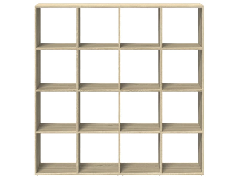  Bibliothèque, meuble de rangement salon chêne sonoma 137,5x29x137,5 cm bois d'ingénierie  - Conforama D