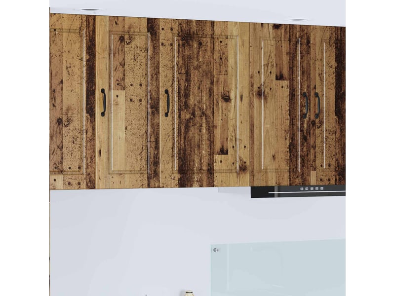 Meuble mural de cuisine, armoire de cuisine bois ancien 50x31x80cm shl8979 - Conforama B