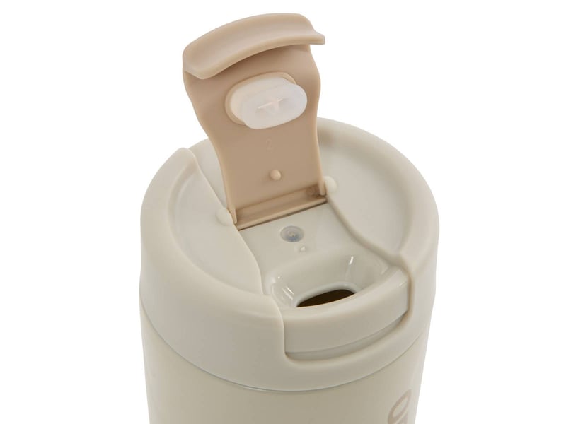  Mug isotherme rond 0,3l beige  - Conforama C