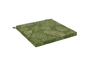 Coussin de siège, coussin d'assise 1 pièce soest 100 % polyester modèle feuille cf55625