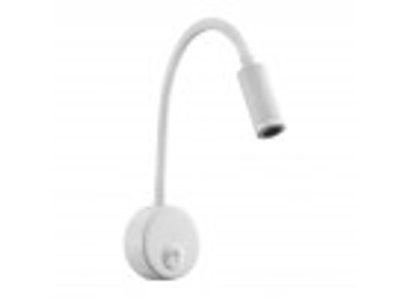  Applique murale fabrilamp edgar blanc led intégrée 3 w 285 lm 4000 k 40x7x19 cm 174861001 - Conforama B