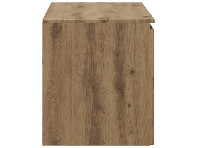  Cabinet salle de bain mural, meuble de rangement chêne artisanal shl7054  - Conforama D