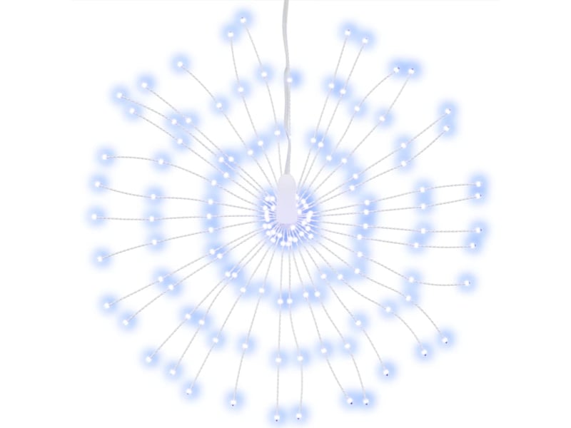  Étoile rayonnante de noël 140 led 8 pcs blanc froid 17 cm  - Conforama C