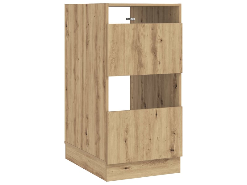 Armoire à laver avec stockage chêne artisanal 50x68x102 cm  - Conforama A