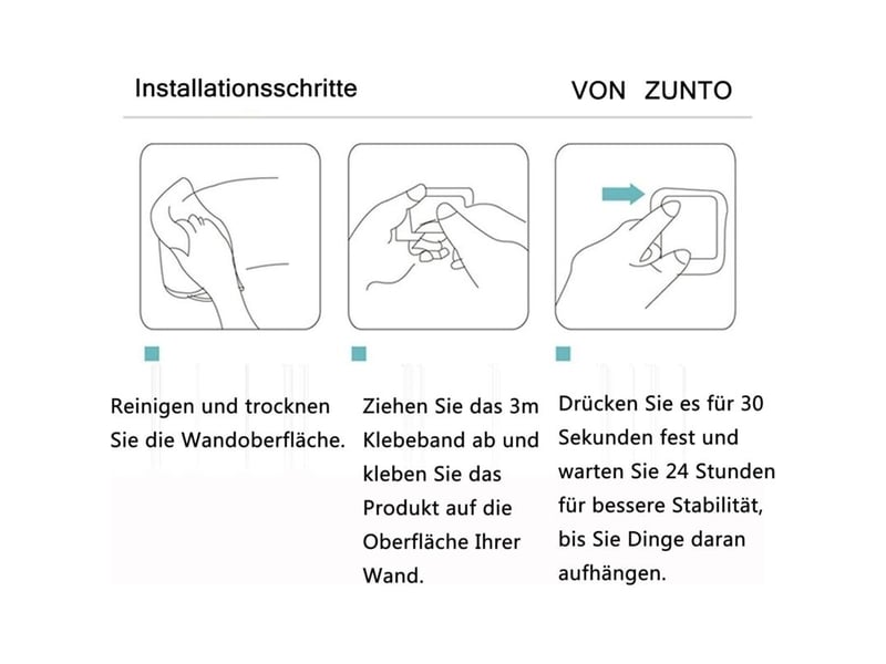  Porte-papier toilette auto-adhésif fixation sans perçage support pour papier toilette en acier inoxydable brossé  - Conforama E