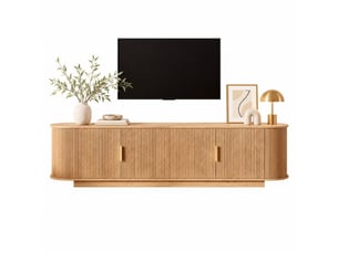 Meuble tv coloris naturel 180 cm <strong></strong>  <strong></strong>