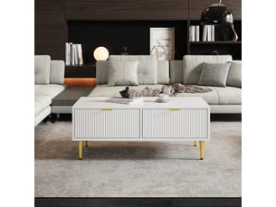 Table basse  coloris blanc <strong></strong> <strong></strong>