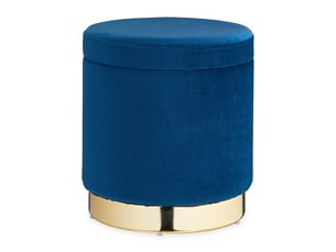 Pouf / repose pied HELLOSHOP 26  bleu