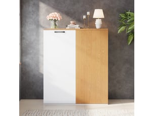 Bibliotheque coloris bicolore 2 étagère(s) DESVIAE - 80 cm x 110 cm