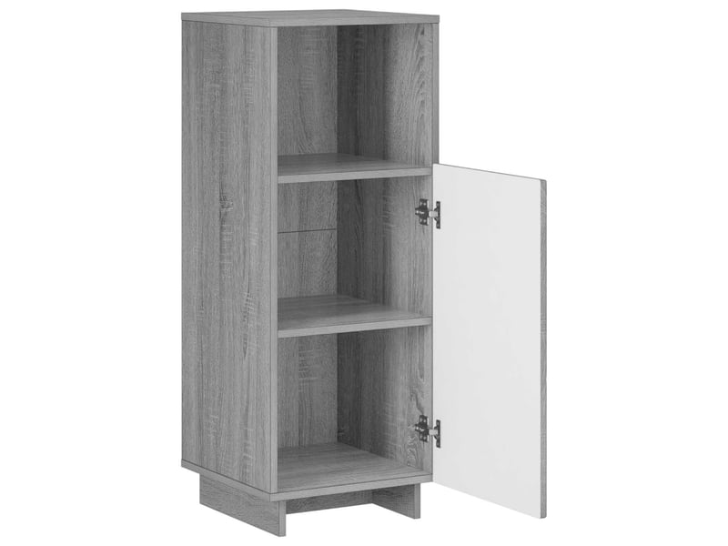 Armoire de salle de bain, meuble de rangement sonoma gris 36.5x38x95 cm  - Conforama C
