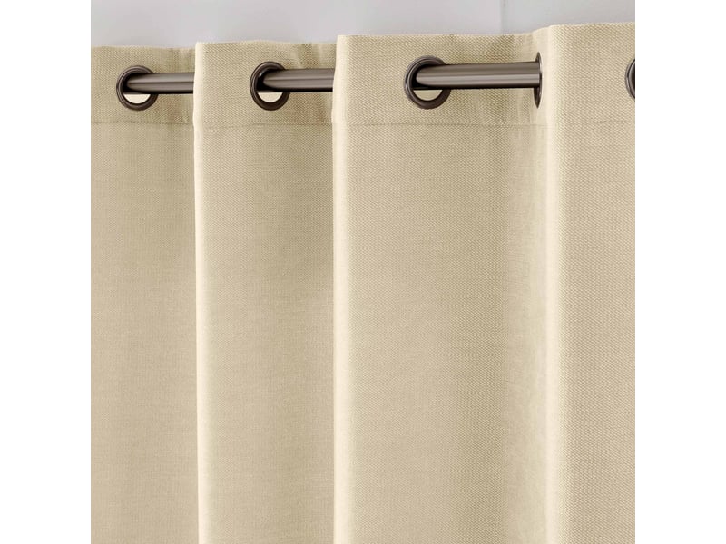  Rideau tamisant à œillets en velours chenille 140x180 cm  - Conforama B