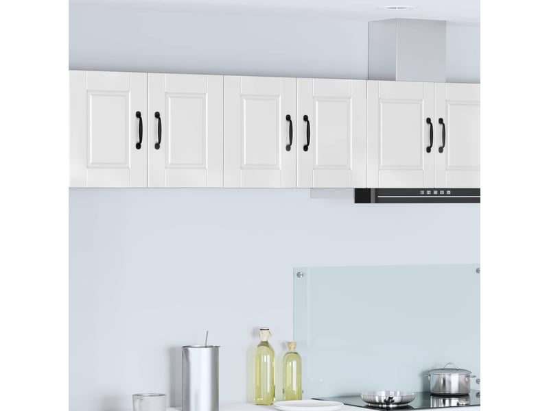 Meuble mural de cuisine, armoire de cuisine blanc brillant 60x31x40cm - Conforama B