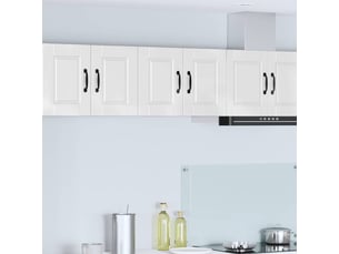 Meuble mural de cuisine, armoire de cuisine blanc brillant 60x31x40cm