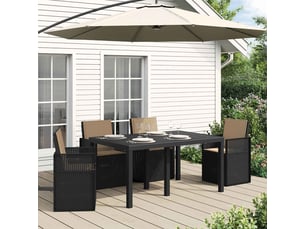 Coussins de siège et de dos polyester taupe 47 x 45 x 2 cm cf60815