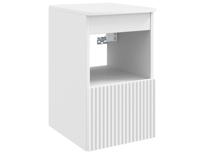  Armoire de salle de bain, meuble de rangement blanc 30x35x50 cm  - Conforama A