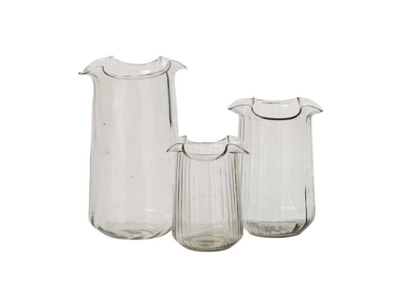  Vase design en verre halvor 34cm transparent  - Conforama B
