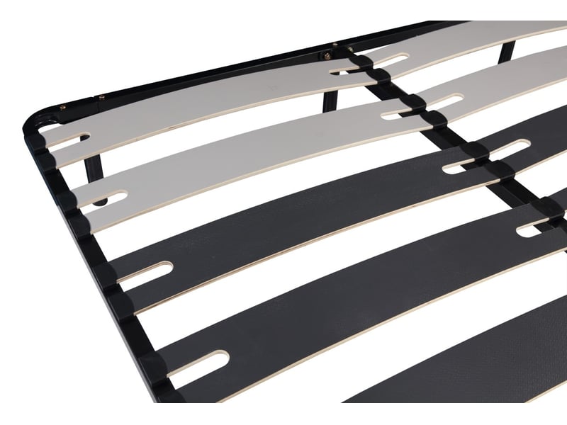 Sommier metal 29 cm - 180x200 - 9 larges lattes de 12,5 cm - solide et confortable - cadre a latte patrick  - Conforama D