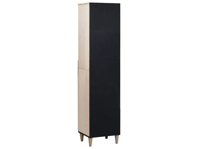  Cabinet de salle de bain, armoire salle de bain avec tiroir blanc 38 x 33 x 160 cm cf65228  - Conforama E