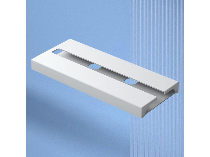 Support pour verres à vin sous l'étagère de l'armoire, support de rangement suspendu en plastique pour gagner de la place (blanc) - Conforama A