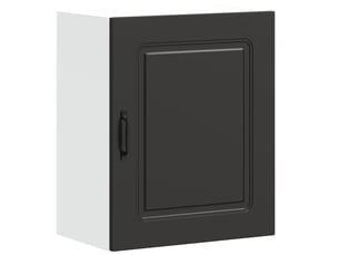 Meuble de rangement, armoire murale de cuisine kalmar en bois d'ingénierie noir