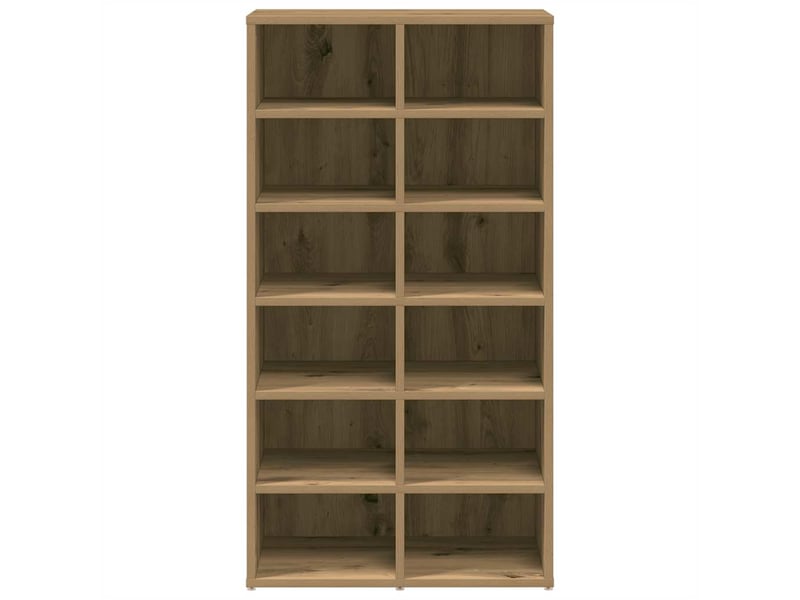  Meuble à chaussures, étagère à chaussures chêne artisanal bois d'ingénierie shl3987  - Conforama D