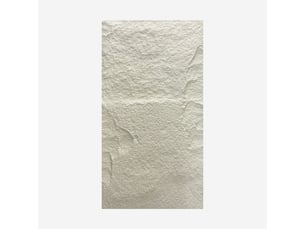 Panneaux décoratifs 3d effet pierre en pu, lot de 10, 120x60x3 - blanc