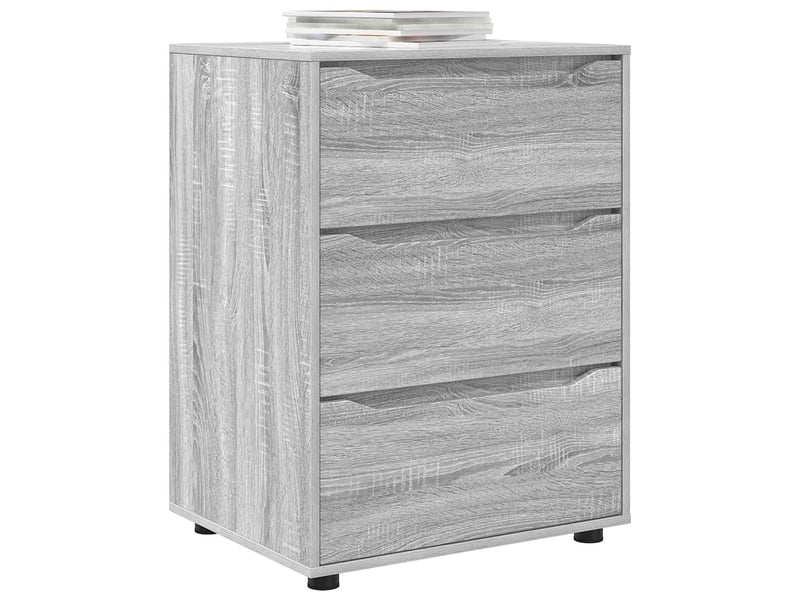  Armoire de rangement, commode de rangement 60 x 48 x 81 cm bois d'ingénierie shl8723  - Conforama C