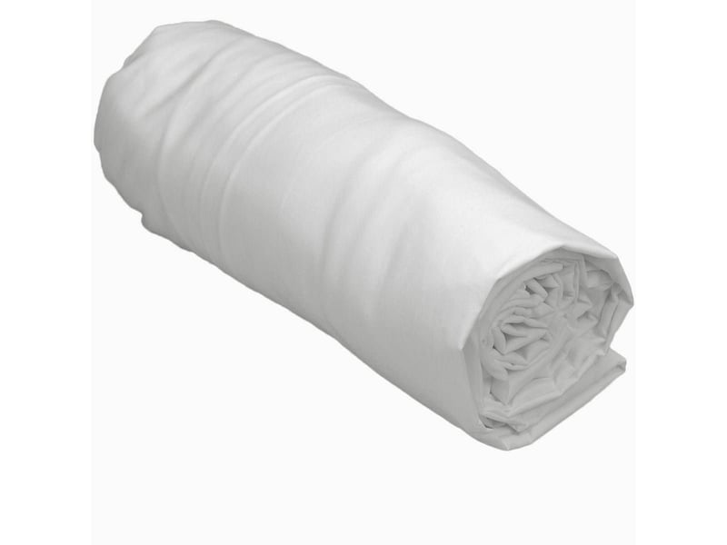  Drap-housse satin de coton versatin - blanc - 140x190 3LL14.120.1419.BL - Conforama A