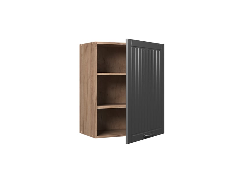 Vicco elément haut de cuisine, gris foncé, 60cm - Conforama D