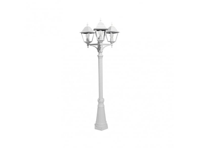 Lampadaire extérieur fabrilamp spica 3 x e27 blanc ip44 157-220 x 62 x 62 cm 149243001 - Conforama C