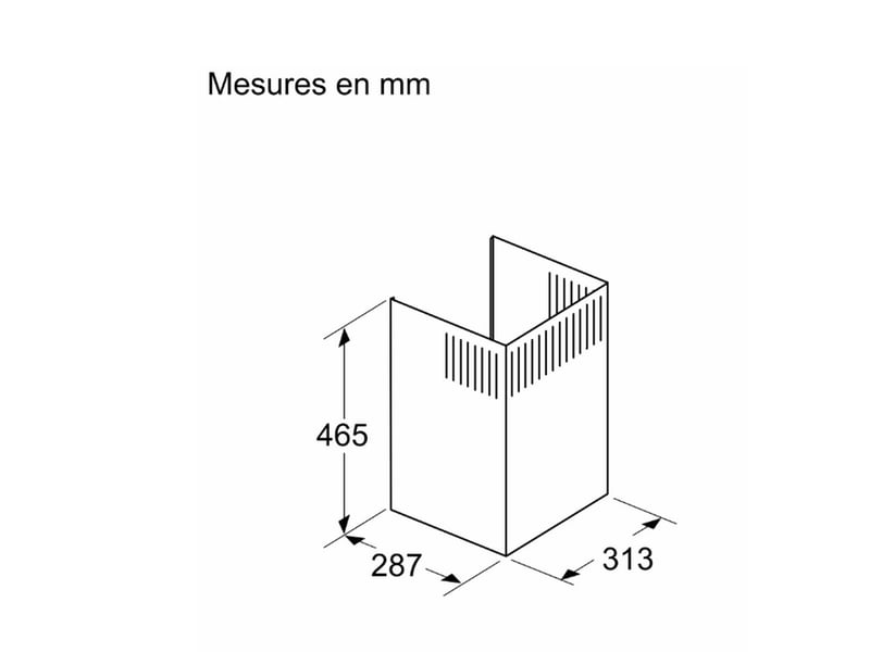  Siemens - kit de recyclage cleanair pour hotte lz11fbi16 - LZ11FBI16 - Conforama D