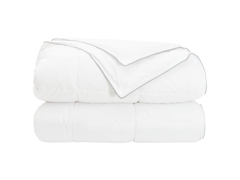  Duvet - couette complet toute l'année blanc 135 x 200 cm fibre de bambou  - Conforama E