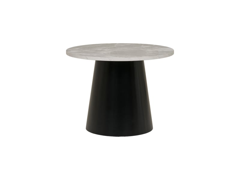 Bree- table basse décor marbre ø60 cm  - Conforama A