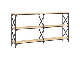 Table de chevet - table console chêne sonoma 156x28x80,5 cm bois d'ingénierie