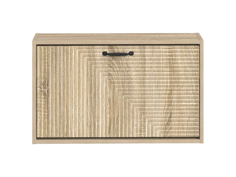  Meuble à chaussures mural, armoire à chaussures haarlem 71x17x43 cm chêne sonoma  - Conforama D