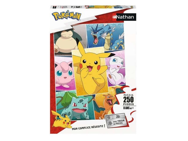  Puzzle types de pokemon 250 pieces 86882 - Conforama A