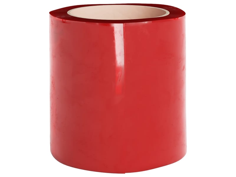  Rideau de porte rouge 200 mmx1,6 mm 10 m pvc cf43621  - Conforama E