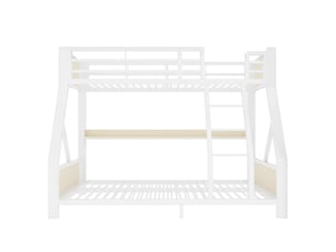 Lit superposé 90/140x190 cm <strong>LEYTN</strong> <strong></strong> coloris blanc