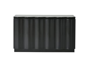 Buffet 2 porte(s)    IKSETERA TRADING LTD - 120 cm coloris noir 