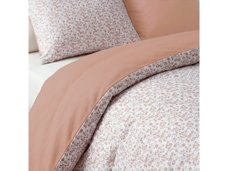 Parure de lit Housse+ 2 taies 220x240 cm FLORINE - Conforama D