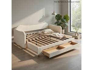 Lit gigogne 90x200 cm <strong>GUTENACHT</strong> <strong></strong> coloris beige