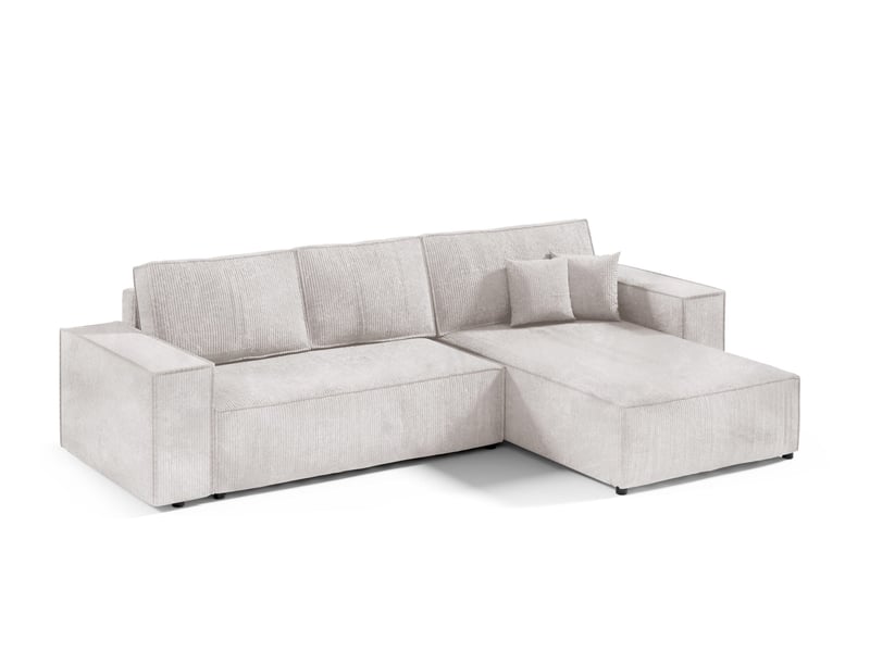  Canapé d'angle convertible mille l creme  - Conforama A