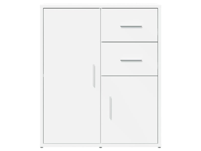  Buffets 2 pcs - bahut - meuble de rangement blanc 60x31x70 cm bois d'ingénierie  - Conforama E